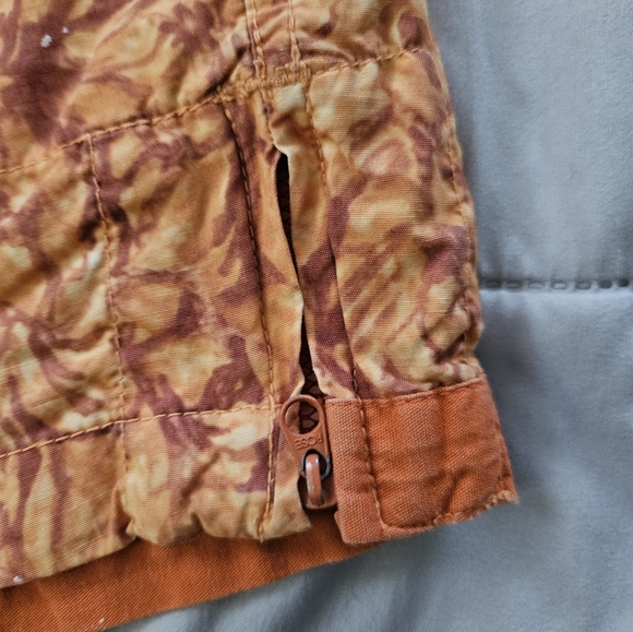 American Eagle Orange Leaf Print Shorts Size 4 - Picture 3 of 8